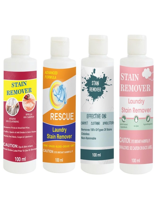 مجموعة مزيلات البقع من توفوس، تتضمن مزيل بقع أحمر، برتقالي، سماوي، ووردي | محلول تنظيف متعدد الأسطح للملابس والأقمشة والمفروشات (100 غرام لكل عبوة) - Image 1